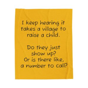 Inspirational Quote Velveteen Plush Blanket